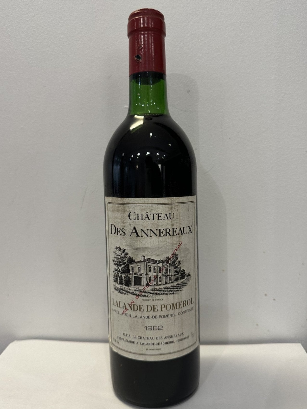 Chateau Des Annereaux Lalande De Pomerol 1982