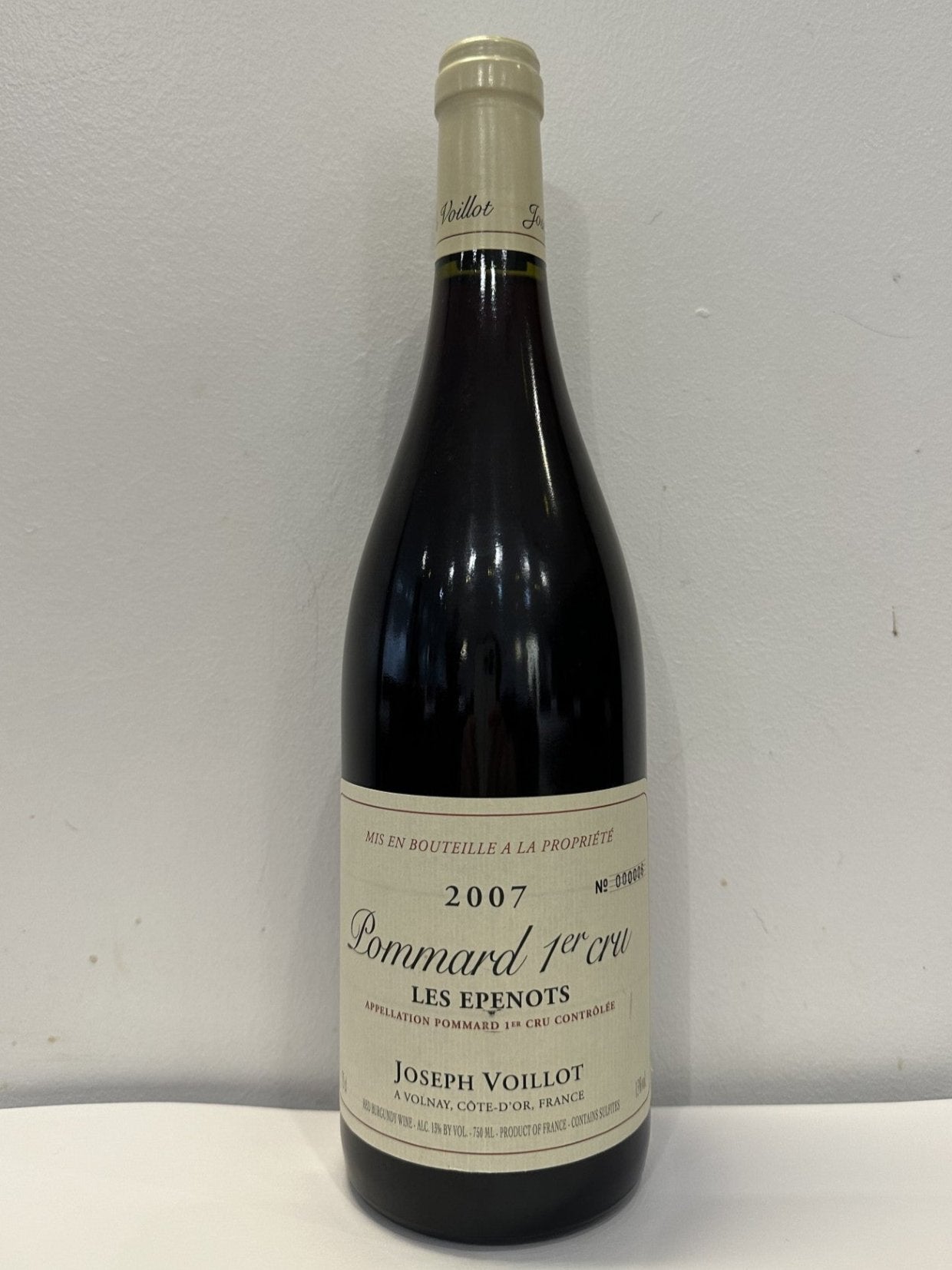 Domaine Joseph Voillot Les Epenots, Pommard Premier Cru 2007